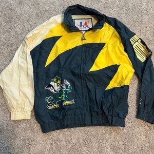 Vintage Notre Dame Graphic Insulated Windbreaker